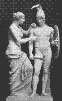 Illustrazione del Re Cremisi e di Luna